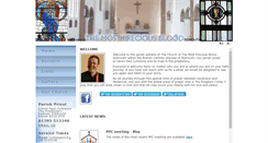Desktop Screenshot of churchofthemostpreciousbloodsidmouth.co.uk